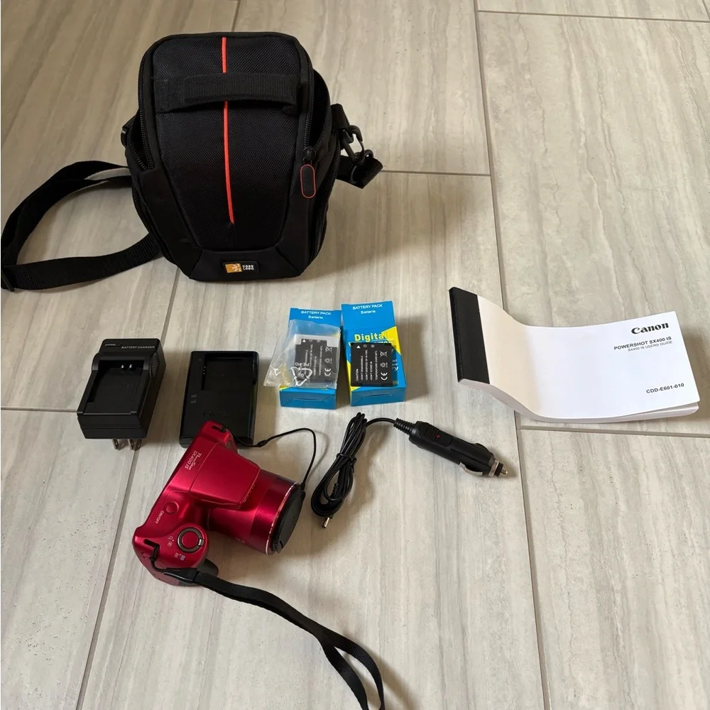 Canon PowerShot Sx400IS in red